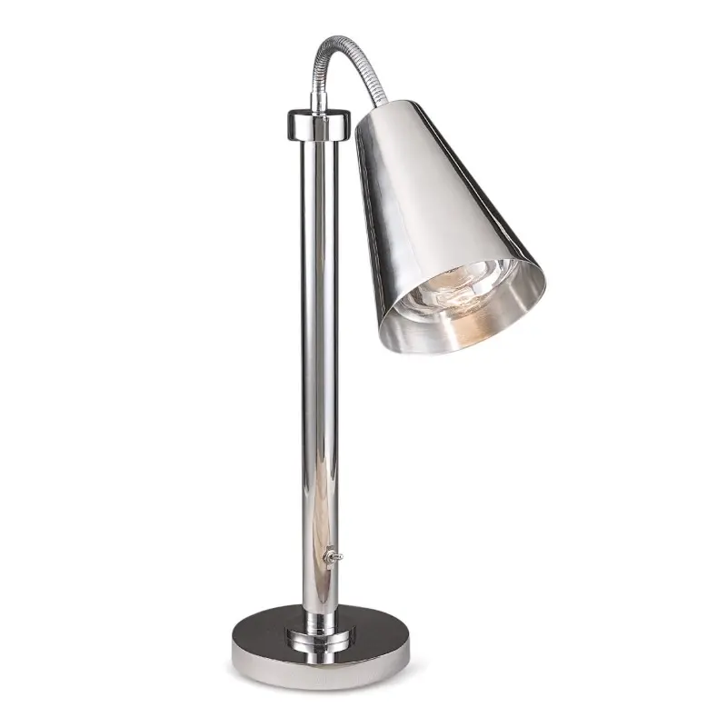 DW Haber Portable Heat Lamp Modern Single Head 22 in H Stainless Steel