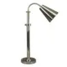 DW Haber Portable Heat Lamp Modern Single Head Adjustable Height 20-32 in H Stainess Steel