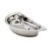 DW Haber Food Pan 1/2 Round For 6 qt And 2 Gal Round Chafer Stainless Steel