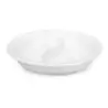 DW Haber Food Pan S Divided (2 Gal) Round Ceramic White