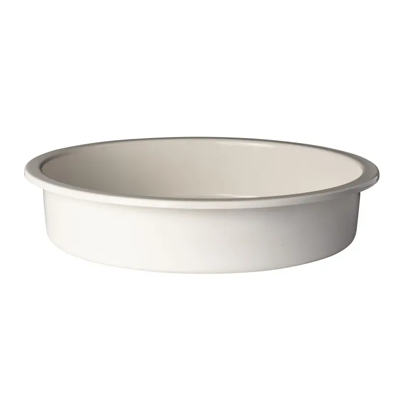 DW Haber Food Pan For 1 1/2 And 2 Gal Round Chafer Stainless Steel White DW Haber Food Pan For 1 1/2 And 2 Gal Round Chafer Stainless Steel White