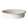 DW Haber Food Pan For 1 1/2 And 2 Gal Round Chafer Stainless Steel White