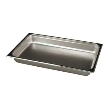 DW Haber Food Pan (8 qt) Rectangle For Hinged Chafer Polished Stainless Steel