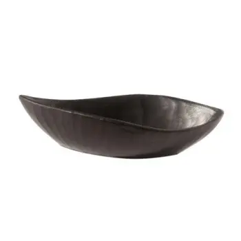 Kenny Mack Bowl Point 9 1/2 in x 4 1/2 in x 2 in (10 oz) Espresso - Set of 2