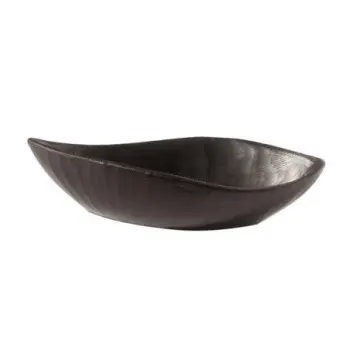 Kenny Mack Bowl Point 13 in x 6 1/2 in x 3 1/2 in (42 oz) Espresso