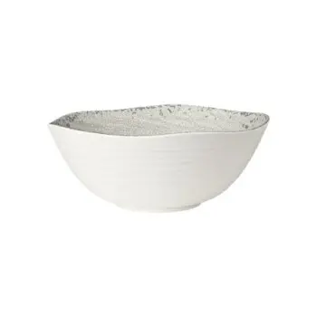 Creations Buffet Small Round Bowl 9 5/8 in x 3 3/4 in (2 3/8 qt) Pompeii Stone - Set of 12