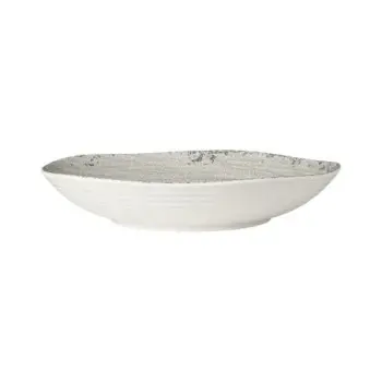 Creations Buffet Medium Round Shallow Bowl 11 3/4 in x 2 5/8 in (2 5/8 qt) Pompeii Stone - Set of 12