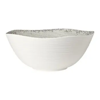 Creations Buffet Large Round Bowl 14 in x 5 7/8 in (2 Gal) Pompeii Stone - Set of 4