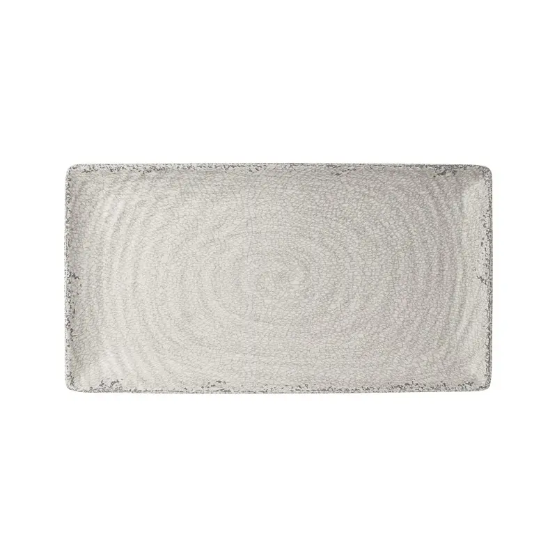 Creations Buffet Gastronorm Rectangle 12 3/4 in x 6 7/8 in x 1 in Pompeii Stone - Set of 12