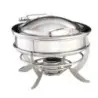DW Haber Chafer Saturn 2 Gal Round Hinged Hammered Stainless Steel