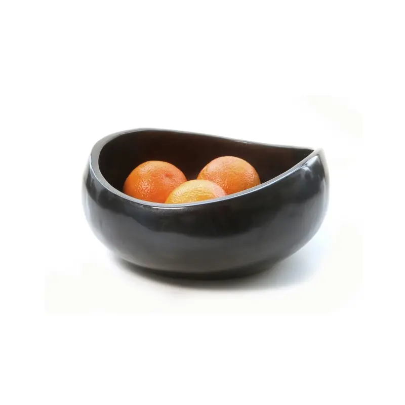 Kenny Mack Bowl Scoop 9 1/2 in x 5 in (101 oz) Ebony Pearl - Set of 2 Kenny Mack Bowl Scoop 9 1/2 in x 5 in (101 oz) Ebony Pearl - Set of 2