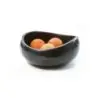 Kenny Mack Bowl Scoop 9 1/2 in x 5 in (101 oz) Ebony Pearl - Set of 2