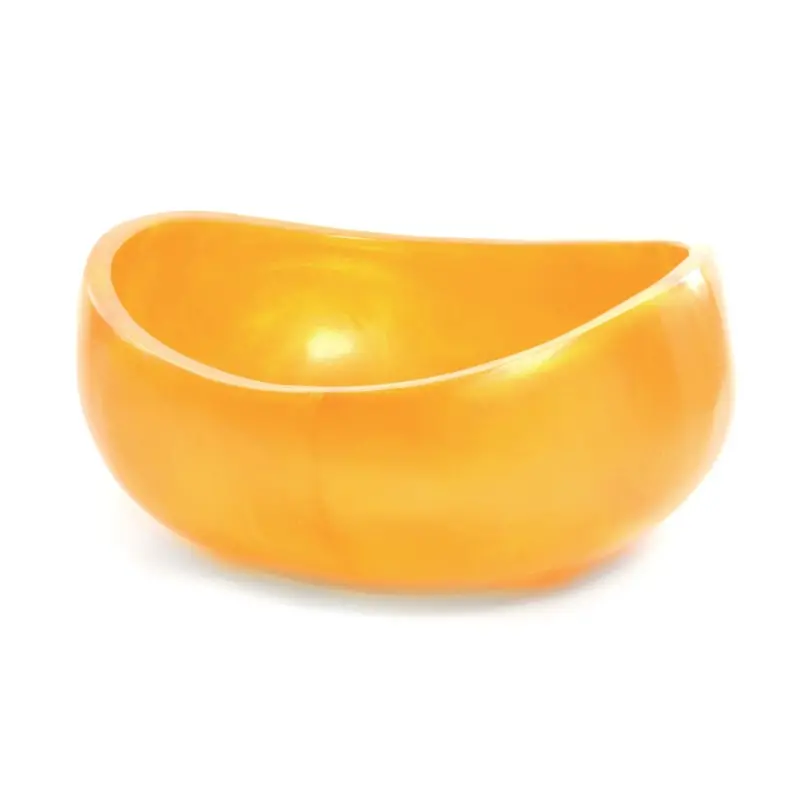 Kenny Mack Bowl Scoop 13 1/2 in x 6 in (258 oz) Tangerine Pearl