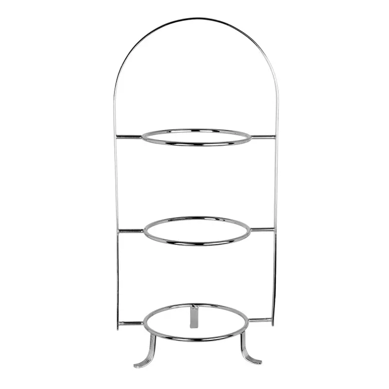 William Edwards 3-Tier Tea Stand Large 18 7/8 in (Fits 8 3/4 in Plates) S/S William Edwards 3-Tier Tea Stand Large 18 7/8 in (Fits 8 3/4 in Plates) S/S