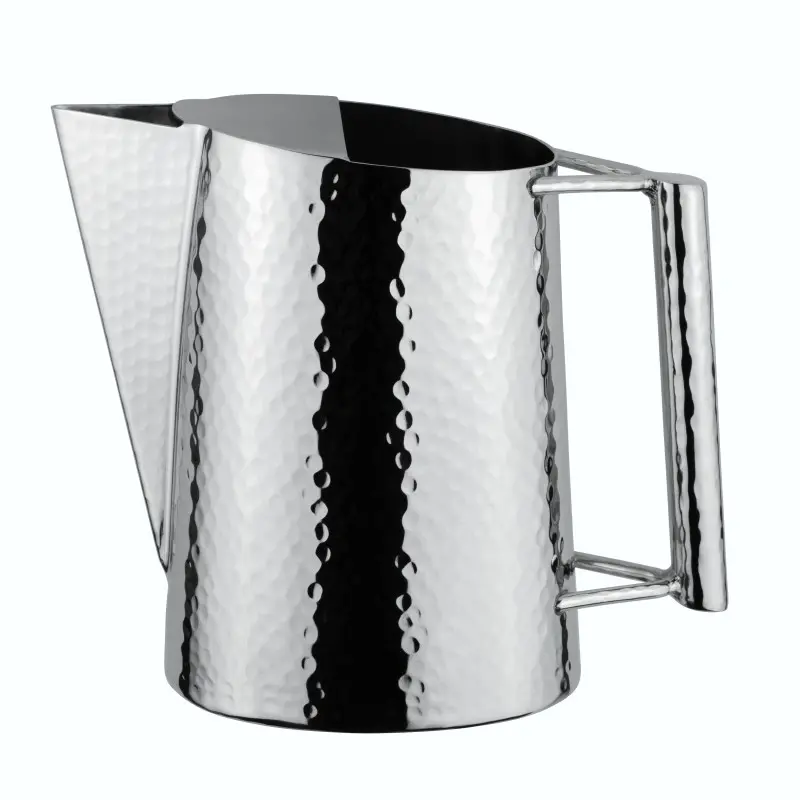 DW Haber Water Pitcher Tear Drop with Ice Guard Hammered (2 qt) Stainless Steel DW Haber Water Pitcher Tear Drop with Ice Guard Hammered (2 qt) Stainless Steel