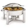 DW Haber Chafer Tempo 2 Gal Round Hinged Stainless Steel