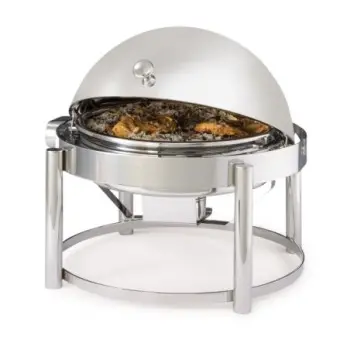 DW Haber Chafer Tempo (2 Gal) Round Roll Top Stainless Steel