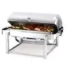 DW Haber Chafer Tempo (8 qt) Rectangle Roll Top Stainless Steel