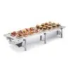 DW Haber Heater Stand Tempo with Aluminum 40 in L x 14 in H Stainless Steel
