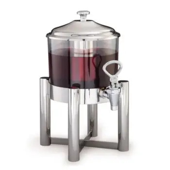 DW Haber Juicer Tempo 4 qt Polycarbonate Body Low Cover Stainless Steel