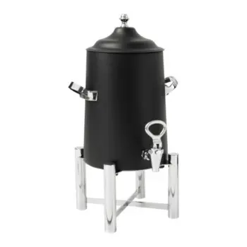 DW Haber Urn Tempo 5 Gal Black And Stainless Steel