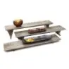 DW Haber Riser Set Wood 23 in x 6 in includes 3 Heights Ash Grey 1 1/2, 3 1/2, 5 1/2 in Heights