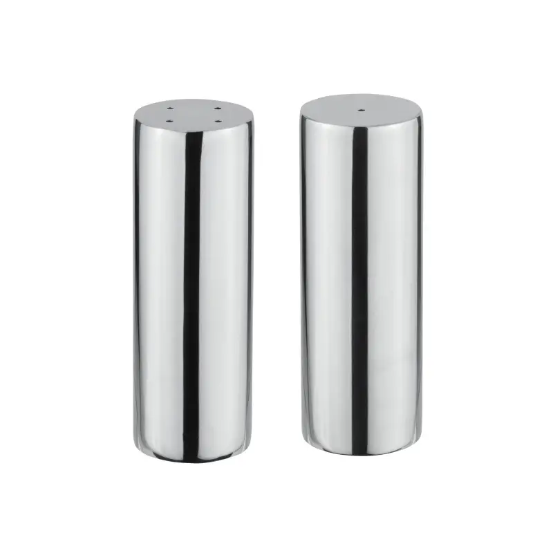 DW Haber Salt And Pepper Set Tower Stainless Steel - Set of 6 DW Haber Salt And Pepper Set Tower Stainless Steel - Set of 6