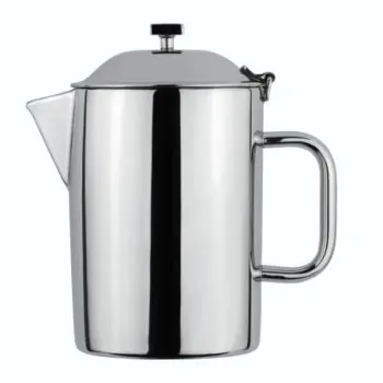 DW Haber Coffee Pot Tower insulated Short Spout (30 oz) Stainless Steel