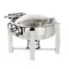 DW Haber Chafer Tower 4 qt Round Hinged Stainless Steel