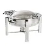 DW Haber Chafer Tower 2 Gal Round Hinged Stainless Steel