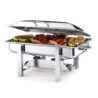 DW Haber Chafer Tower (8 qt) Rectangle Hinged Stainless Steel