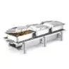 DW Haber Heater Stand Tower with Grill 40 in L x 14 in H Stainless Steel