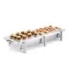 DW Haber Heater Stand Tower with Aluminum 40 in L x 14 in H Stainless Steel