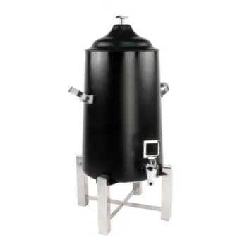 DW Haber Urn Tower 3 Gal Vacuum insulated Black And Stainless Steel