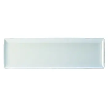 Creations Melamine Gastronorm Rectangle 21 in x 6 3/8 in White - Set of 12