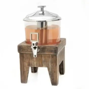 DW Haber Juicer Wood Base 4 qt Polycarbonate Body Ash Grey