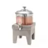 DW Haber Juicer Wood Base 4 qt Polycarbonate Body Low Cover No Knob Grey Wash