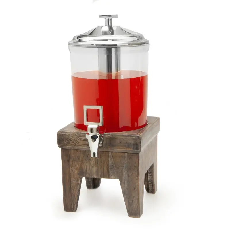 DW Haber Juicer Wood Base 7 1/2 qt Polycarbonate Body No Knob 11 in x 11 in x 21 in Ash Grey