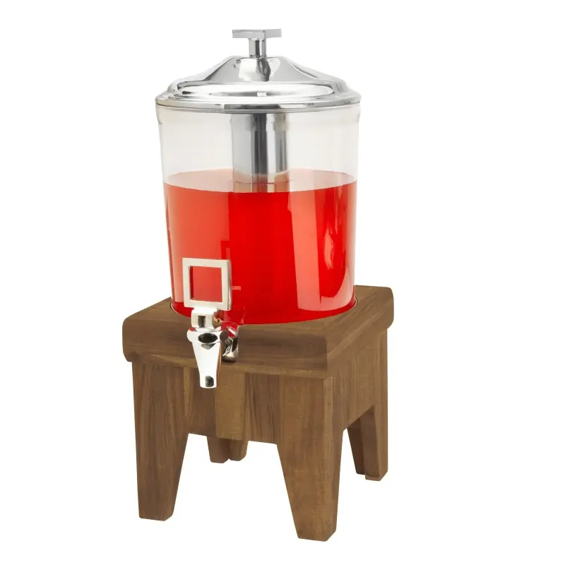 DW Haber Juicer Wood Base 7 1/2 qt Polycarbonate Body No Knob Teak