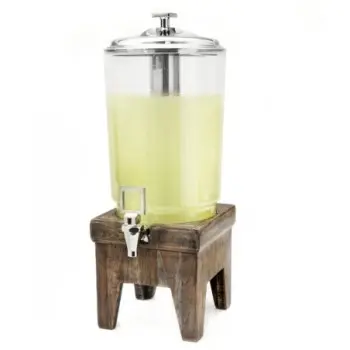 DW Haber Juicer Wood Base 12 qt Polycarbonate Body No Knob Ash Grey