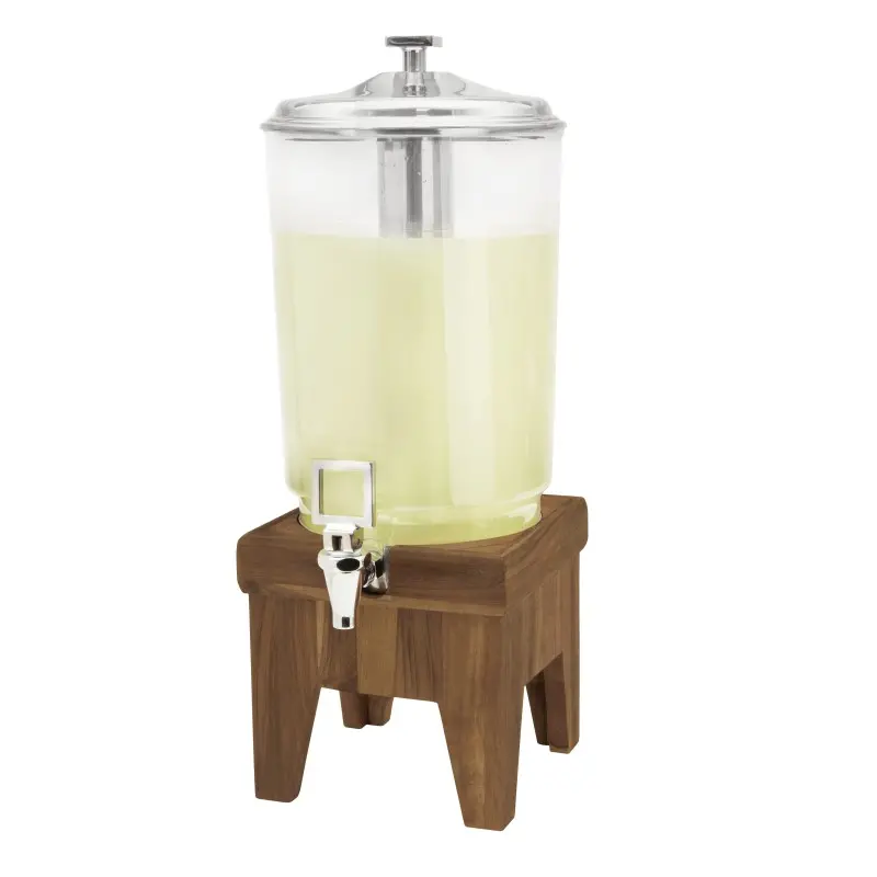 DW Haber Juicer Wood Base 12 qt Polycarbonate Body No Knob Teak DW Haber Juicer Wood Base 12 qt Polycarbonate Body No Knob Teak