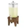 DW Haber Juicer Wood Base 12 qt Polycarbonate Body No Knob Teak