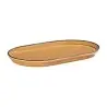 Porline Highlight Cinnamon Collection Oval Platter 24 cm - Set of 12