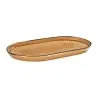 Porline Highlight Cinnamon Collection Sun Oval Platter 14 cm - Set of 36