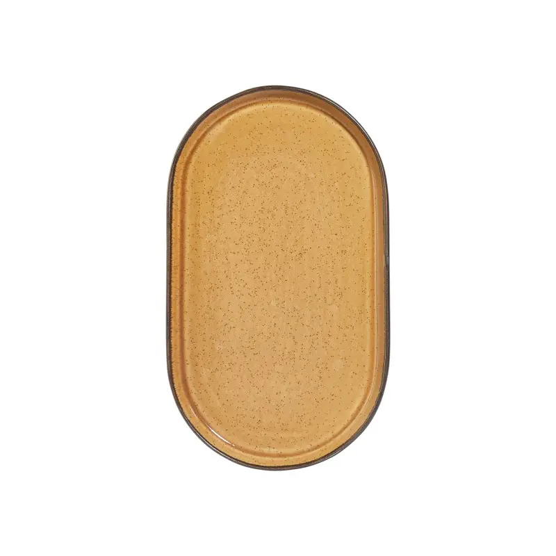 Porline Highlight Cinnamon Collection Oval Platter 19 cm - Set of 24 Porline Highlight Cinnamon Collection Oval Platter 19 cm - Set of 24