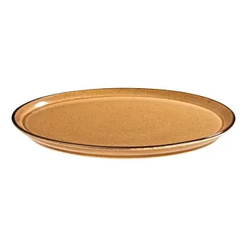 Porline Highlight Cinnamon Collection Flat Plate 26.5 cm - Set of 12