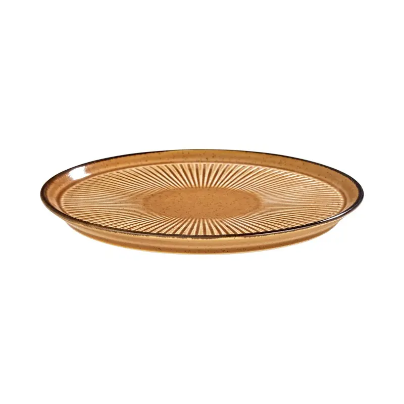 Porline Highlight Cinnamon Collection Sun Flat Plate 26.5 cm - Set of 12 Porline Highlight Cinnamon Collection Sun Flat Plate 26.5 cm - Set of 12