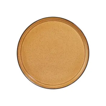 Porline Highlight Cinnamon Collection Flat Plate 21 cm - Set of 12