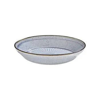 Porline highlight Breeze Collection Sun Deep Plate 24 cm - Set of 6