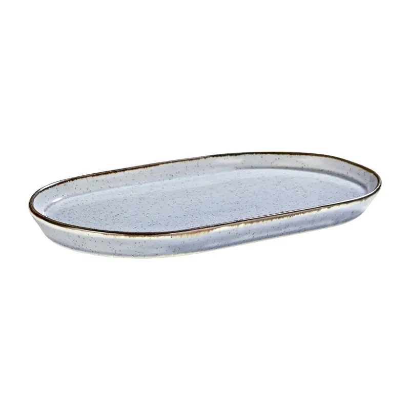 Porline highlight Breeze Collection Oval Platter 19 cm - Set of 24 Porline highlight Breeze Collection Oval Platter 19 cm - Set of 24